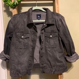 Gap black denim jacket